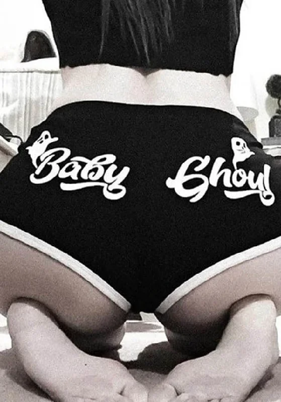 Baby Ghoul [Black] | BOOTY SHORTS