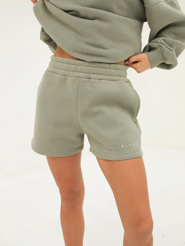 Isabel Jogger Shorts - Olive