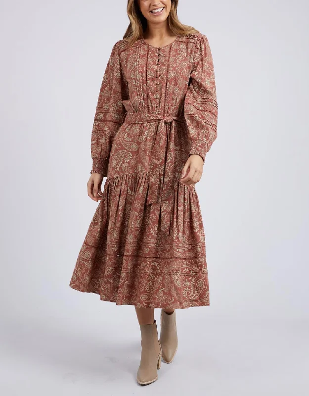 Juliette Paisley Dress - Paisley Print