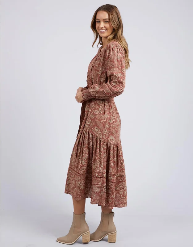 Juliette Paisley Dress - Paisley Print