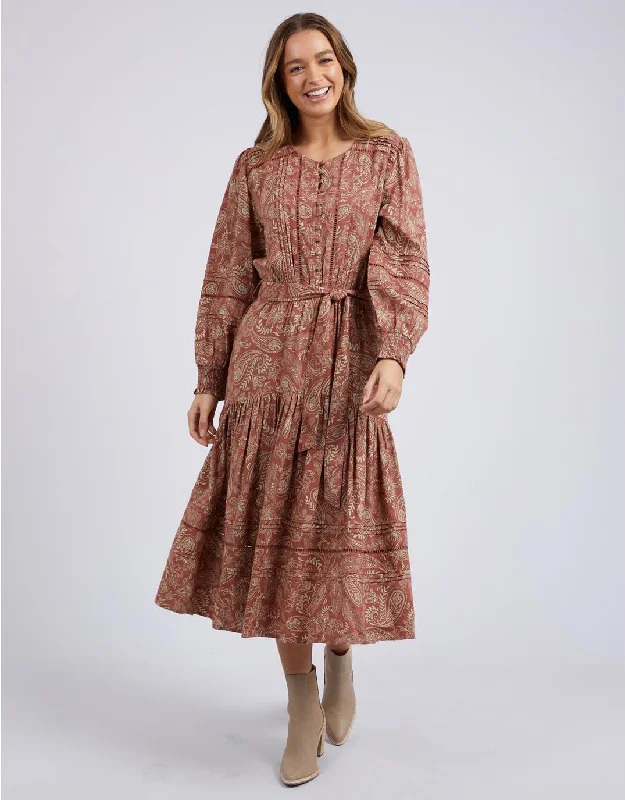 Juliette Paisley Dress - Paisley Print