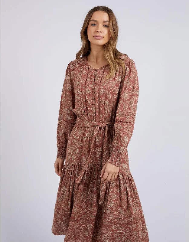 Juliette Paisley Dress - Paisley Print