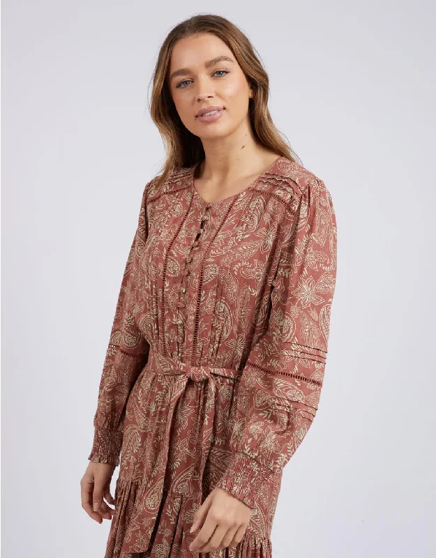 Juliette Paisley Dress - Paisley Print