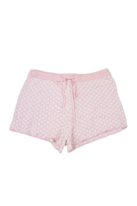 Subtitled - Knitted Grid Shorts