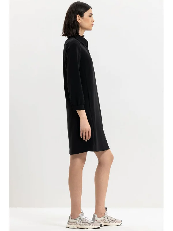 Luisa Cerano Shirt Dress Black