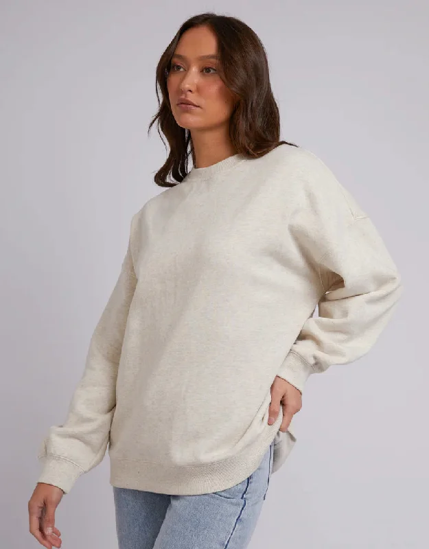 SILENT THEORY OVERSIZED CREW OAT