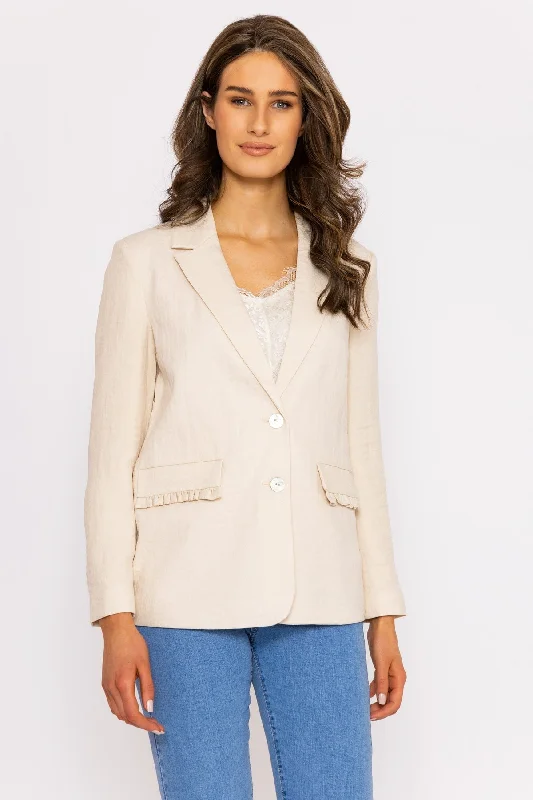 Simana Classic Blazer in Cream