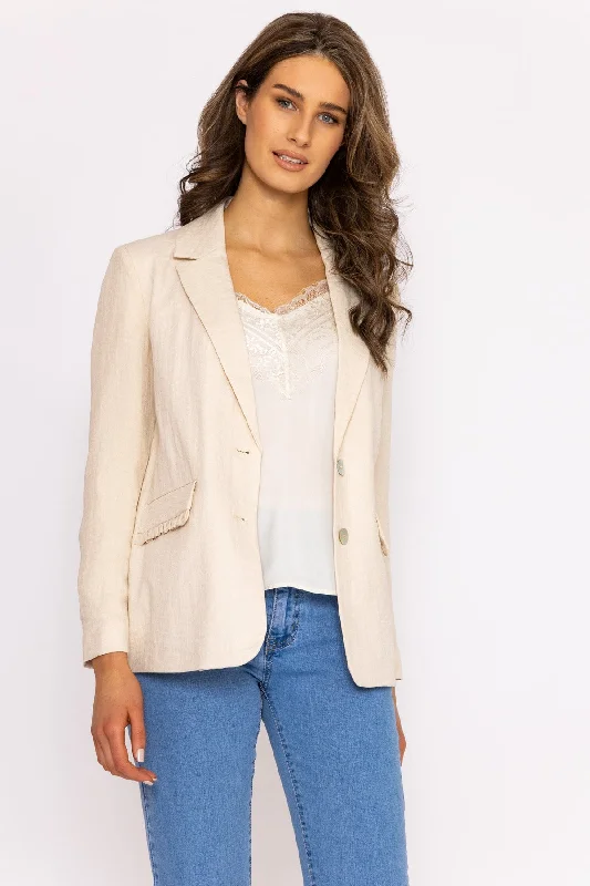 Simana Classic Blazer in Cream