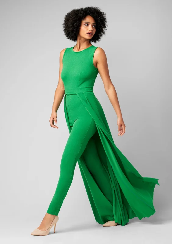 Tall Milan Jumpsuit With Skirt Overlay