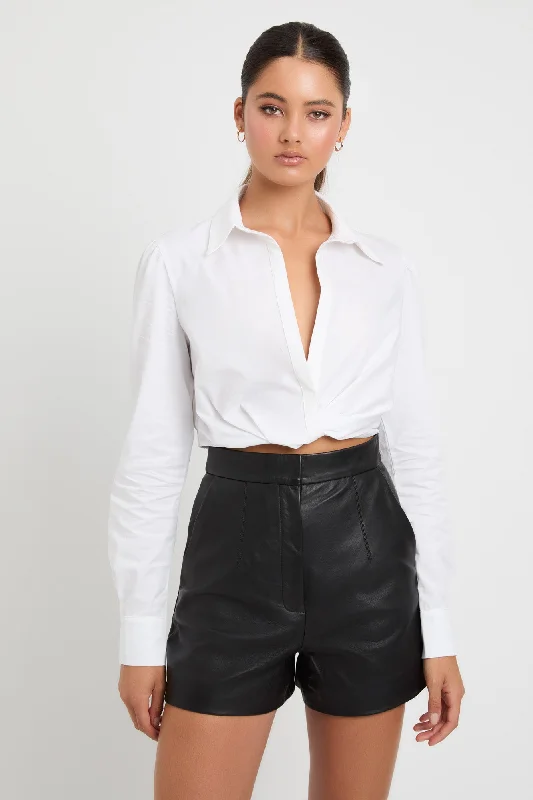 Wren Leather Short