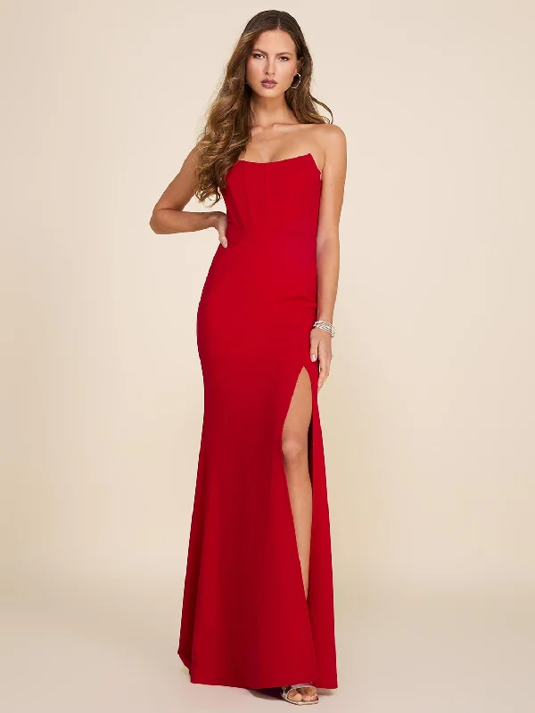 Strapless Bustier Gown