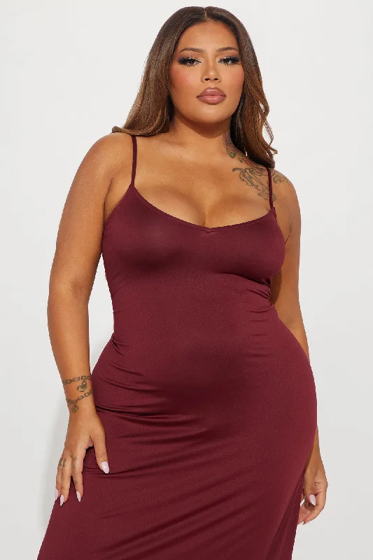 Annie Maxi Dress - Burgundy