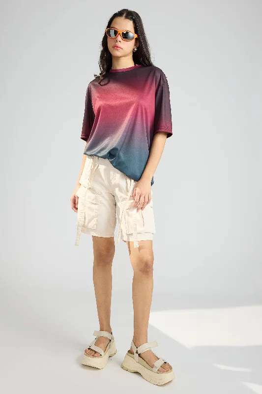 Printed Women's T-Shirt-Gradient