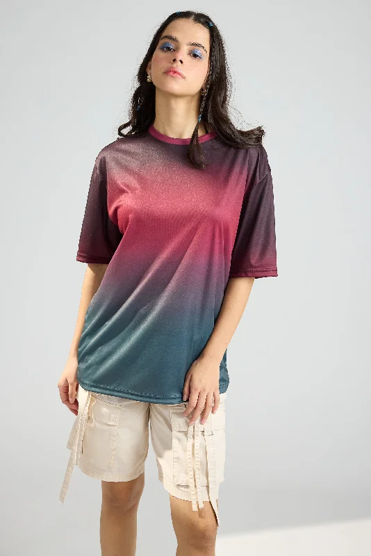 Printed Women's T-Shirt-Gradient