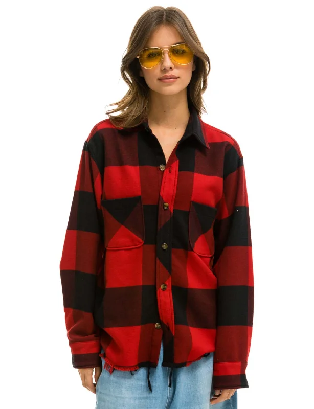 Unisex Western Plaid Flannel, Buffalo Plaid