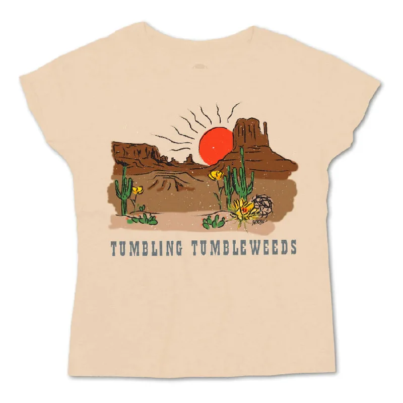 HOOEY ""TUMBLING TUMBLEWEEDS"" CREAM TEE