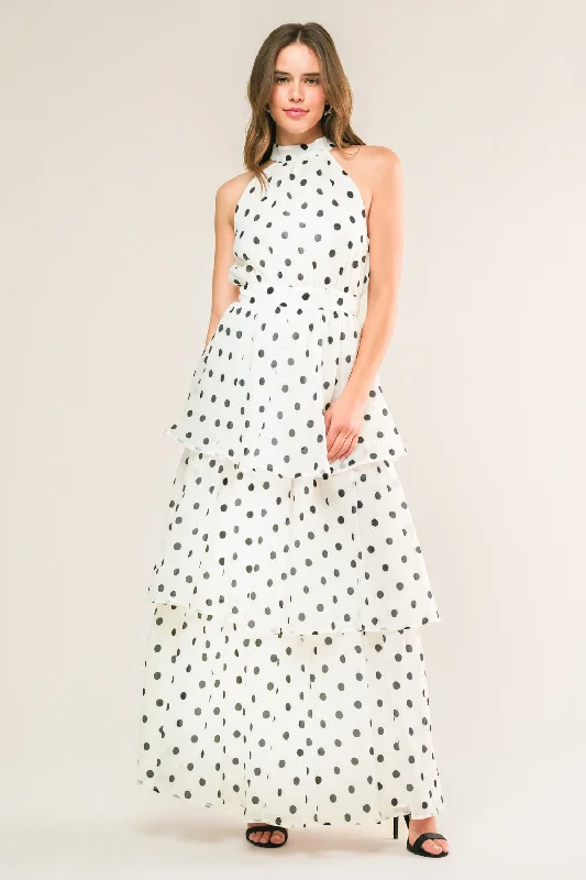 ALONG THE SHORELINE WOVEN MAXI DRESS