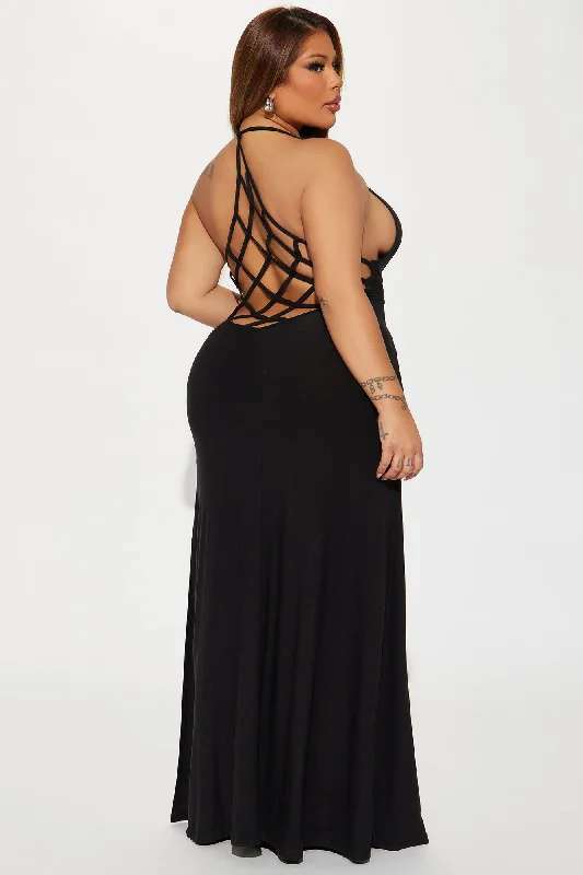 Let Be Real Maxi Dress - Black