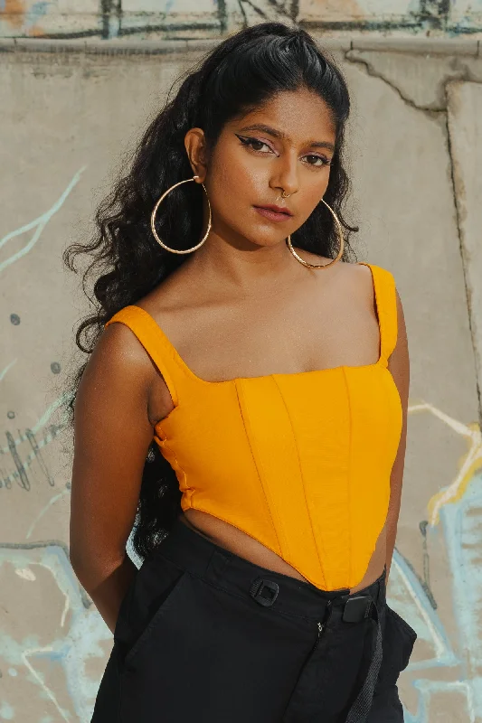 Merry Orange Corset Top