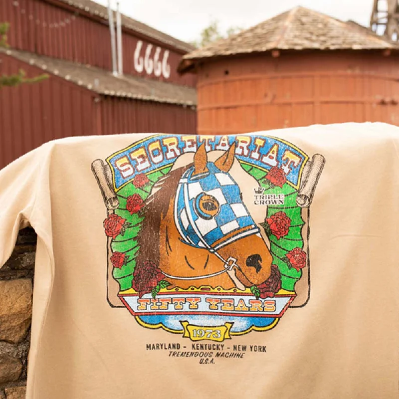 Secretariat Grateful Red Short Sleeve Tee in Sandtrack