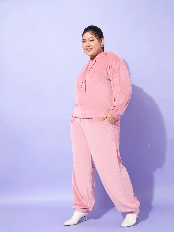 4XL / Pink / Velour