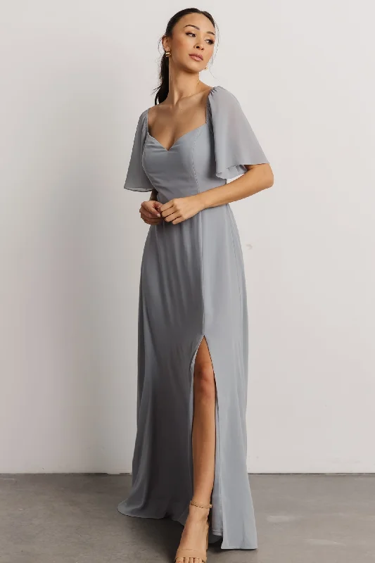 Sierra Sweetheart Maxi Dress | Light Blue