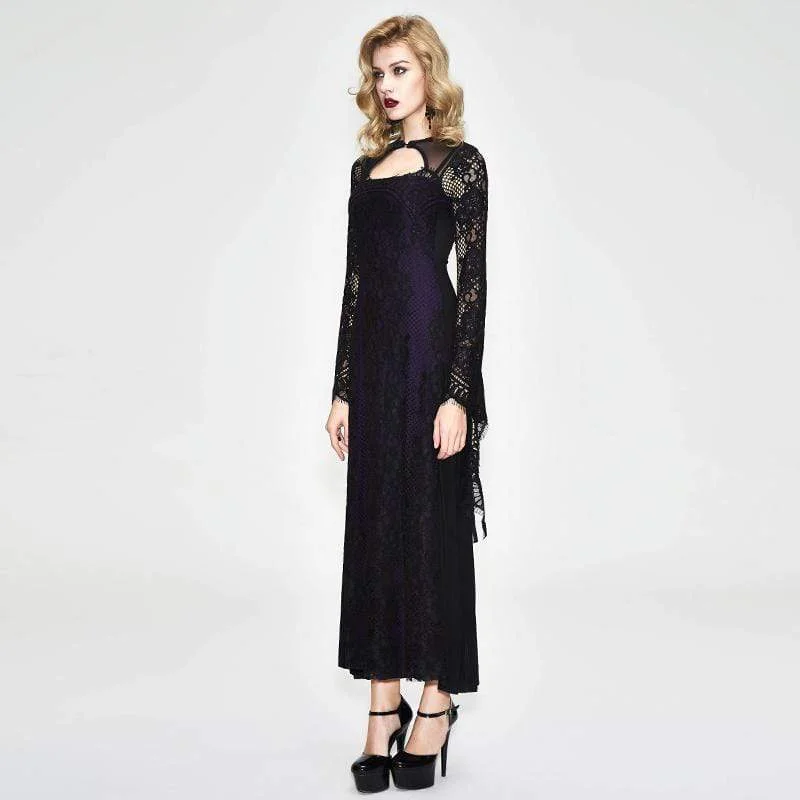 Women's Bold Peekaboo Long Got Dress