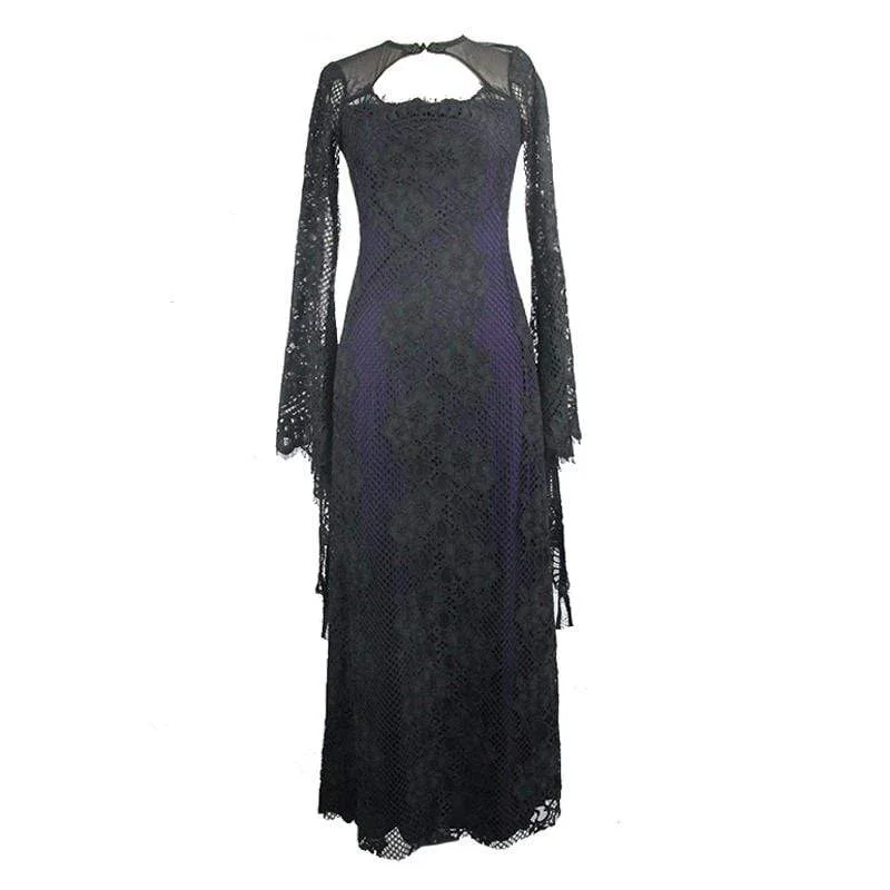 Women's Bold Peekaboo Long Got Dress