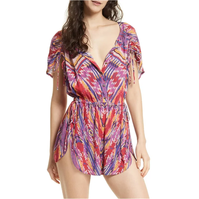 Dream All Night Romper Feather Trim Romper Luxury