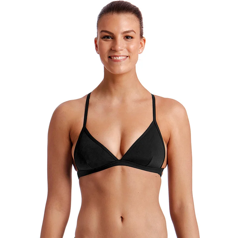 Funkita - Still Black - Ladies Bikini Tri Top Sporty two-piece, Athletic, Comfortable, Trendy