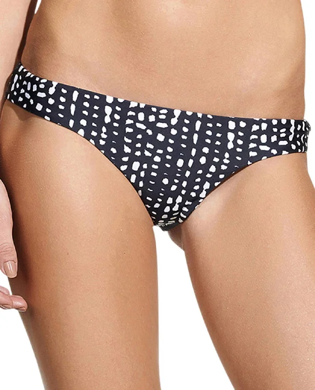 Low-Rise Bikini Bottom In Dots Triangle bikini top, Simple, Comfortable, Chic