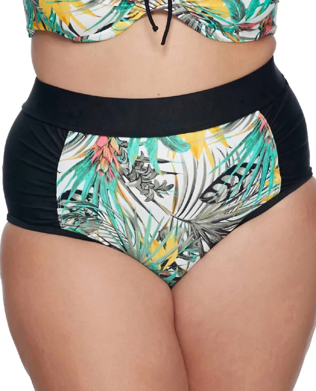 Waverly High Waist Bikini Bottom - Plus In Folia Adley V-neck bikini, Sexy, Trendy, Comfortable